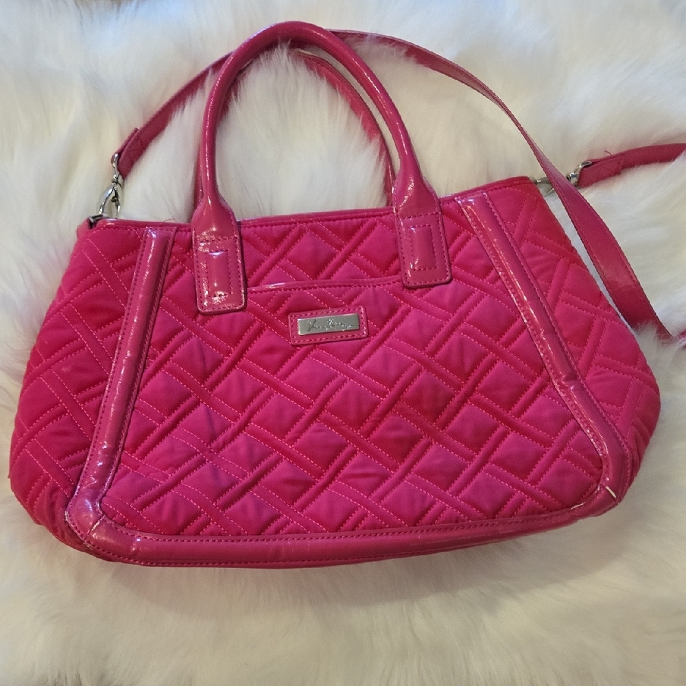 Pink Quilted Handbag